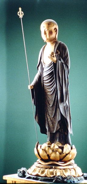 Jizo (madera) de Japanese School